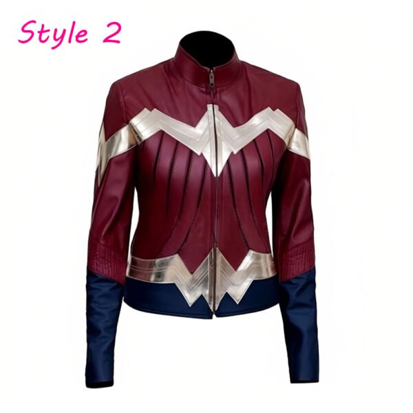 Wonder Women Casual Leather Jacket3