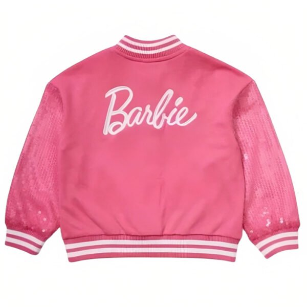 Barbie Pink Varsity Jacket2