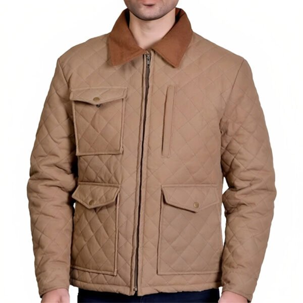 Yellowstone Season 4 Kevin Costner (John Dutton) Quilted Jacket