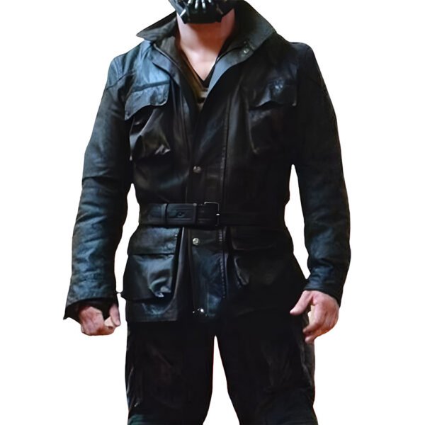 Dark Knight Rises Tom Hardy (Bane) Black Jacket2