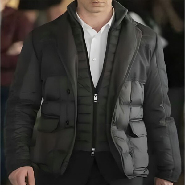 Succession Jeremy Strong (Kendall Roy) Grey Jacket2