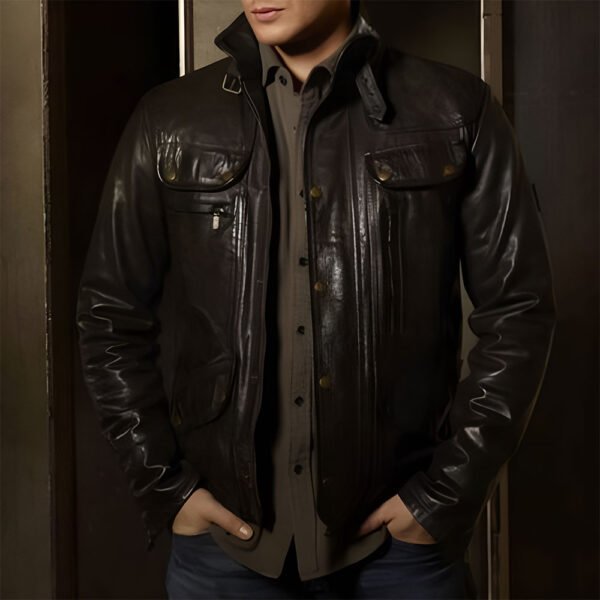 Supernatural Jensen Ackles (Dean Winchester) Black Jacket2