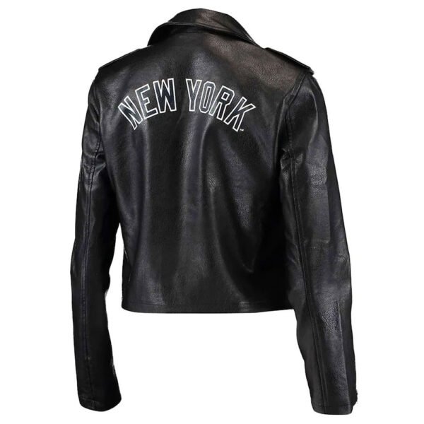 Newyork Yankees Biker Jacket2