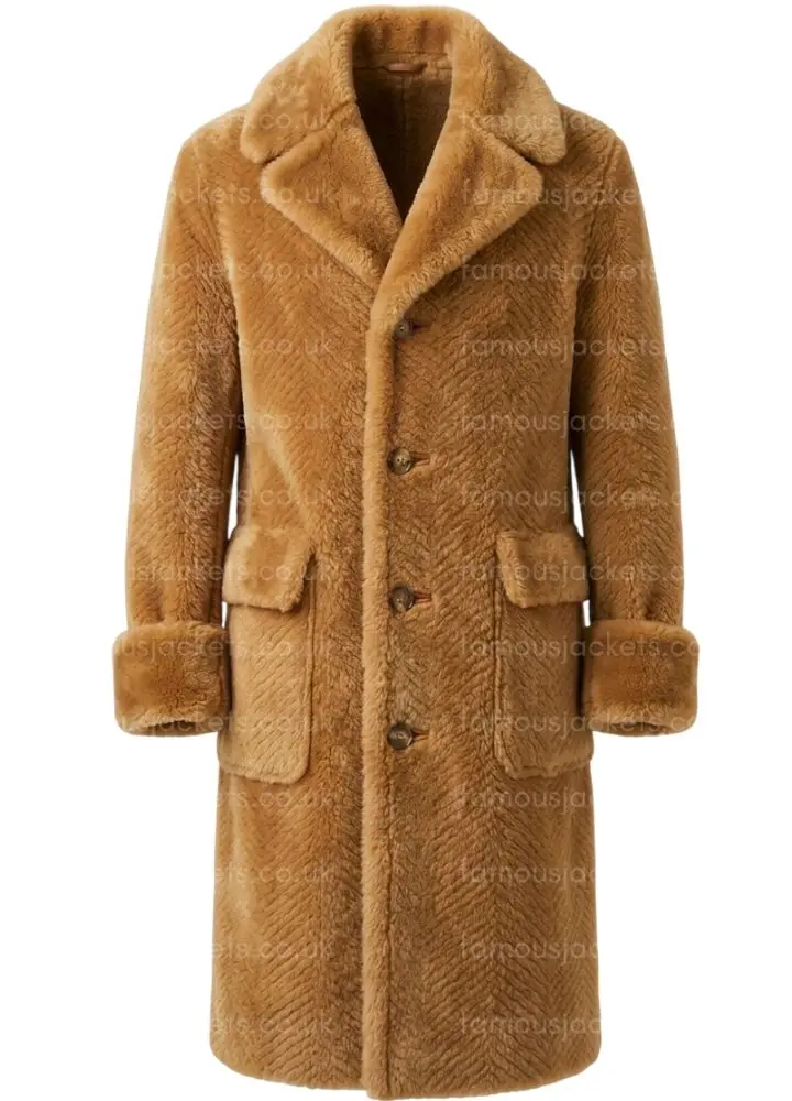 shearling-faux-fur-coat-for-women - Famous Jackets
