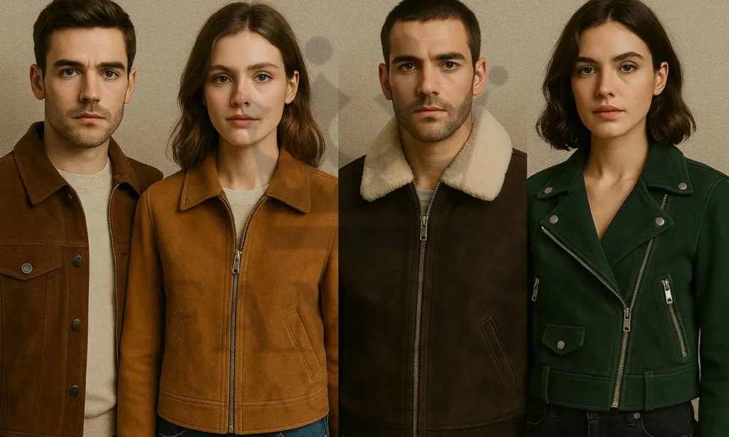 suede-jackets-men-women - Famous Jackets