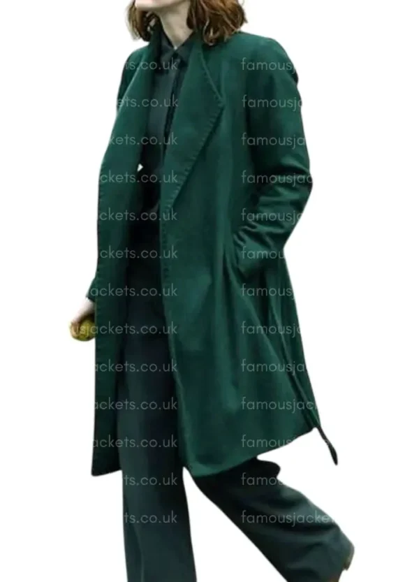 Capture Holliday Grainger Coat | DI Rachel Carey Green Coat