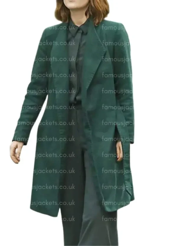 Capture Holliday Grainger Coat | DI Rachel Carey Green Coat