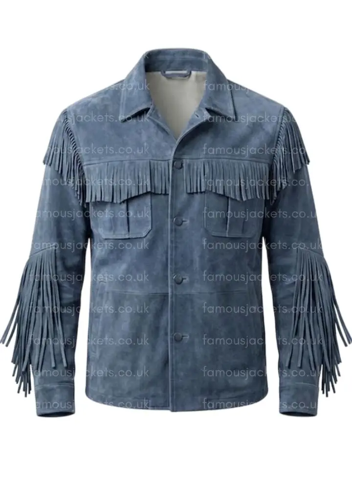 mens-slate-blue-suede-fringe-jacket - Famous Jackets mens-slate-blue-suede-fringe-jacket.webp